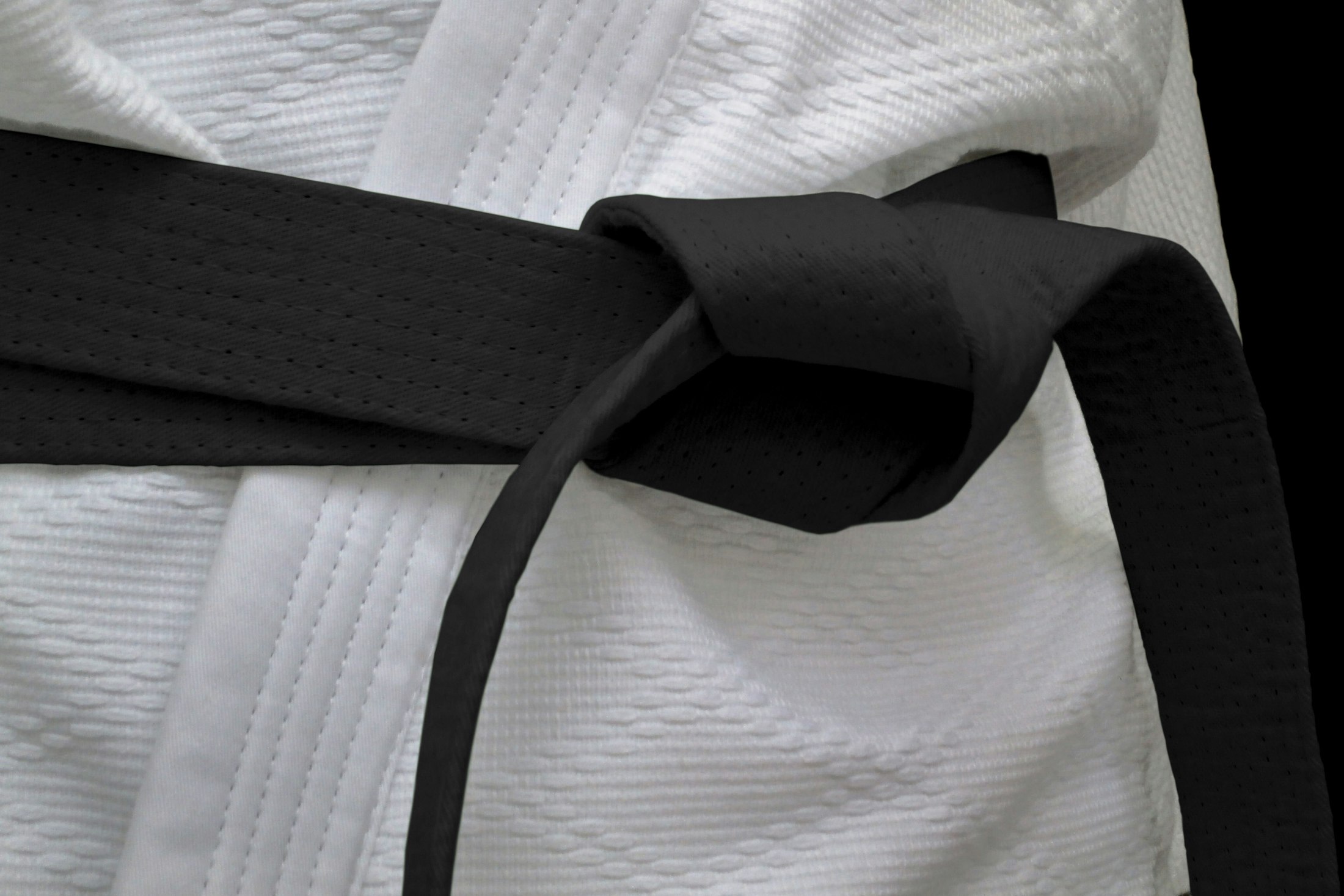 Black belt gi
