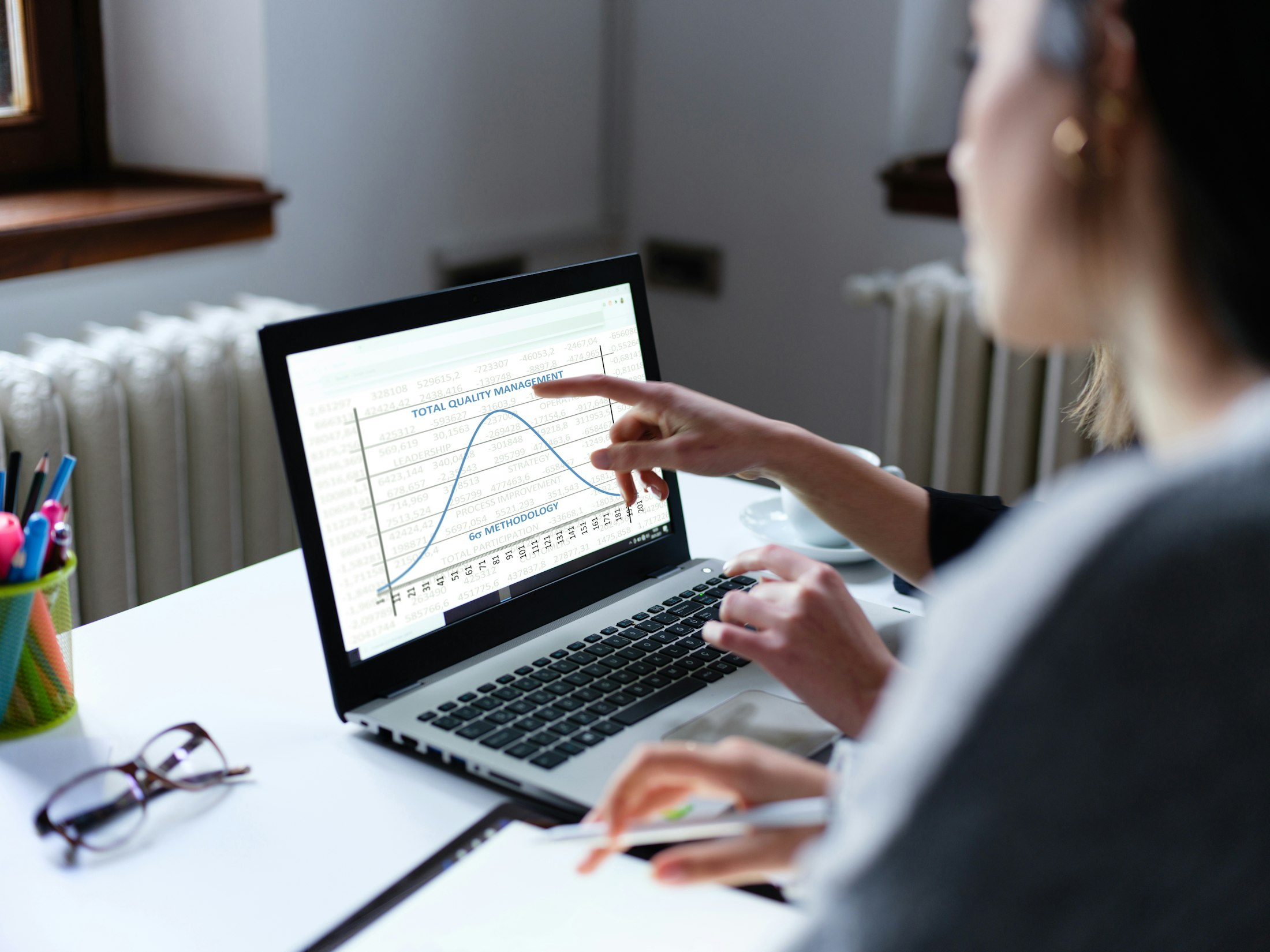 Sigma graph on laptop