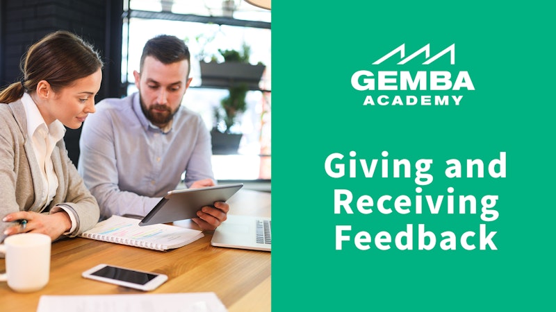Giving and Receiving Feedback poster image