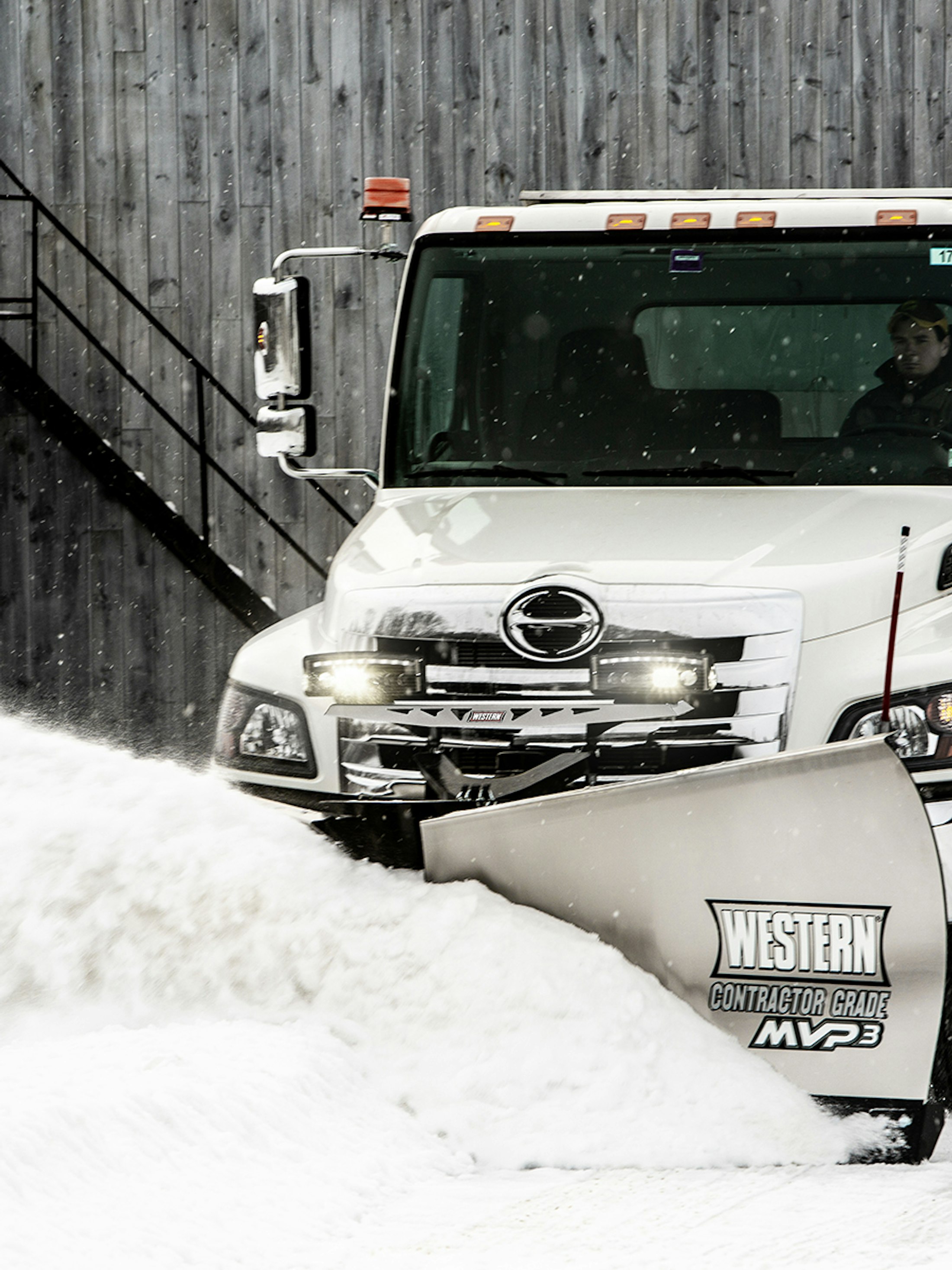 Douglas Dynamics Snow Plow White