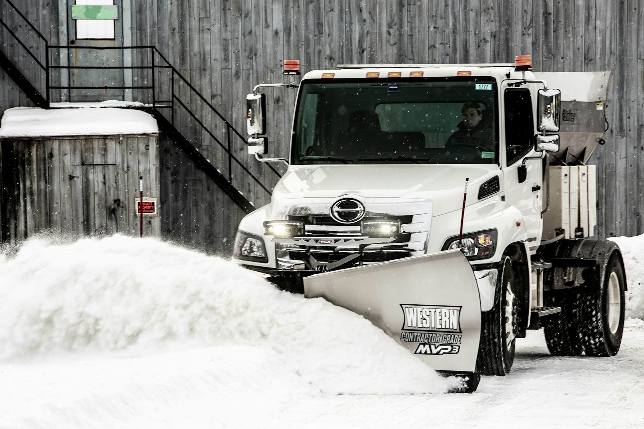 Douglas Dynamics Snow Plow White
