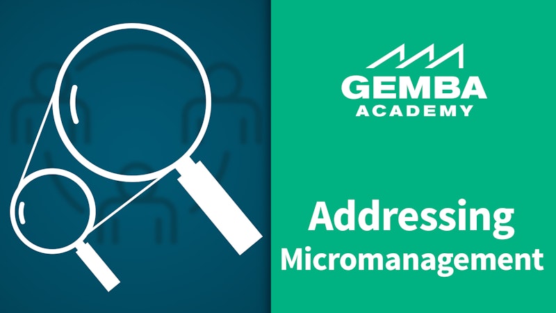 Addressing Micromanagement poster image