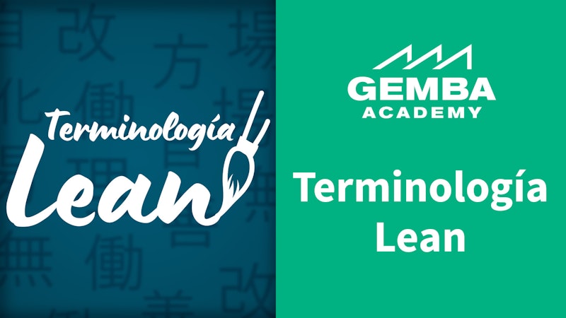 Terminología Lean poster image